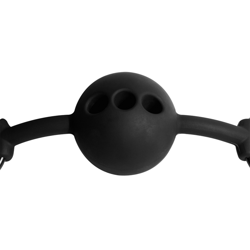 FETISH SUBMISSIVE BONDAGE – Atmungsaktiver Ballknebel aus Silikon