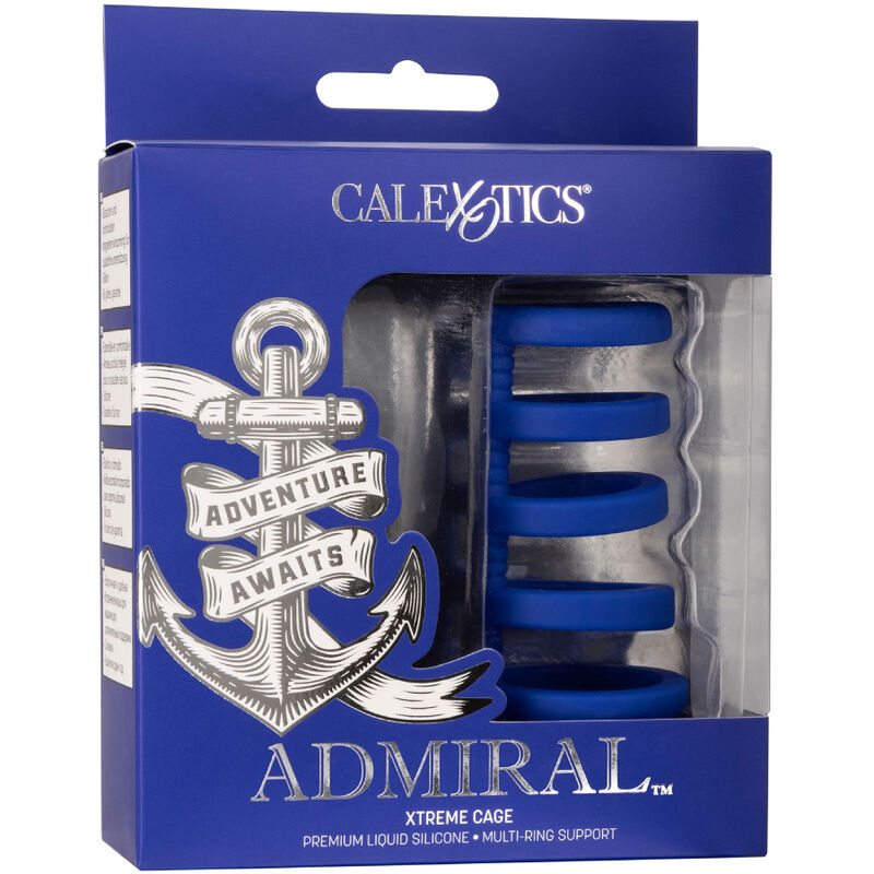 CALEXOTICS Admiral Xtreme – Peniskäfig, blau