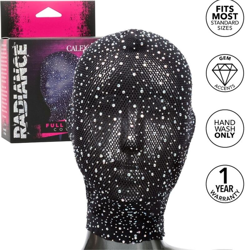 CALEXOTICS Radiance – Full-Hood-Maske mit Strass