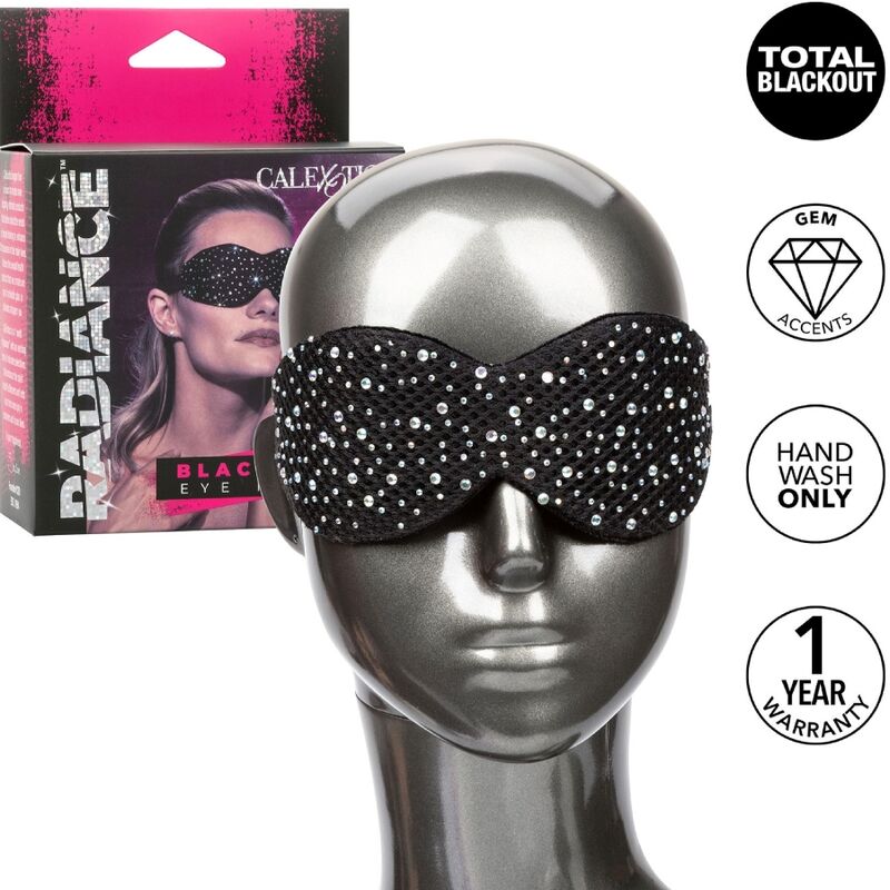 CALEXOTICS Radiance Blackout – Augenmaske mit Strass