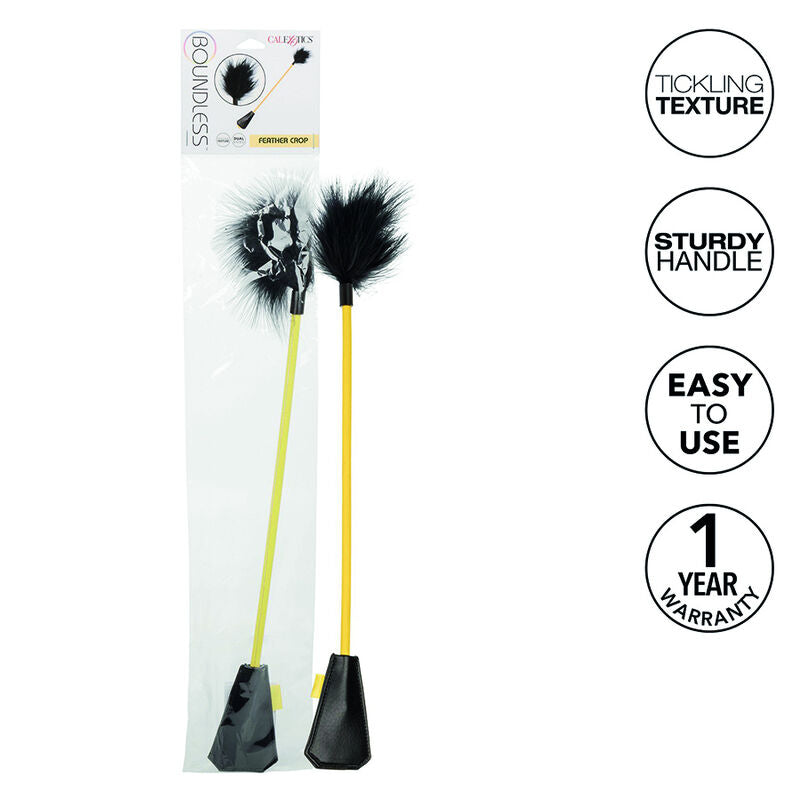 CALEXOTICS Boundless Feather Crop – Gerte mit Feder