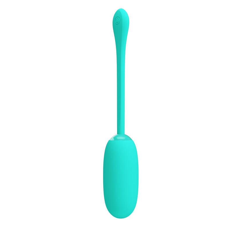 PRETTY LOVE – UOVO VIBRANTE JULIUS IMPERMEABILE-RICARICABILE VERDE ACQUA