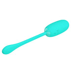 PRETTY LOVE – UOVO VIBRANTE JULIUS IMPERMEABILE-RICARICABILE VERDE ACQUA
