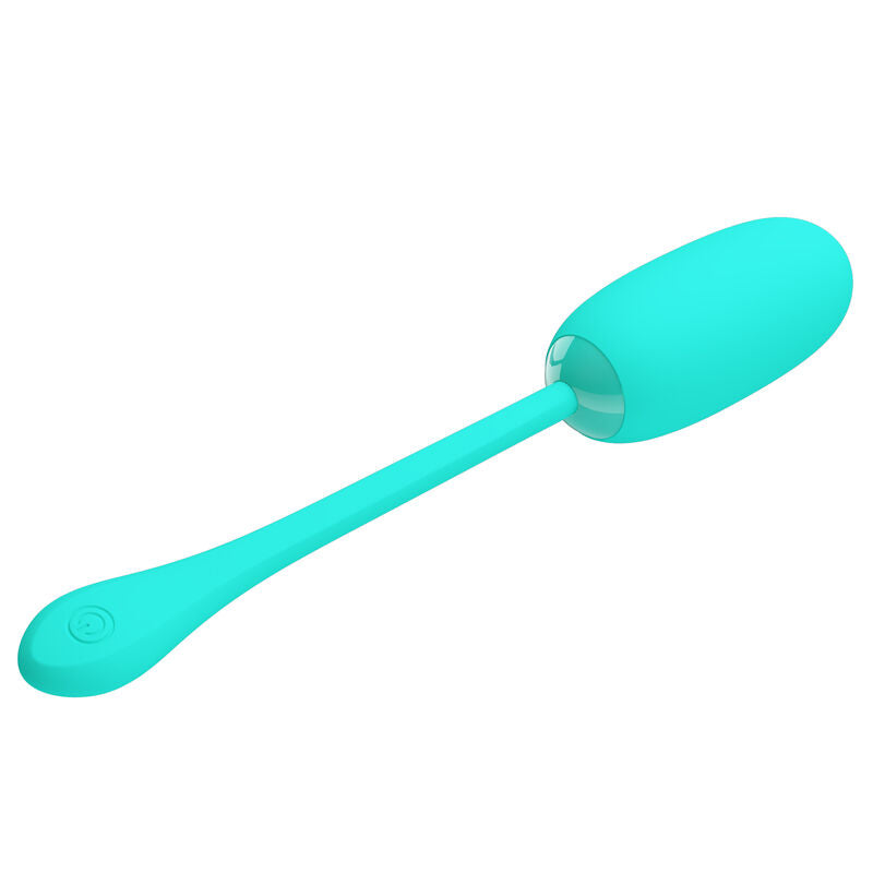PRETTY LOVE – UOVO VIBRANTE JULIUS IMPERMEABILE-RICARICABILE VERDE ACQUA