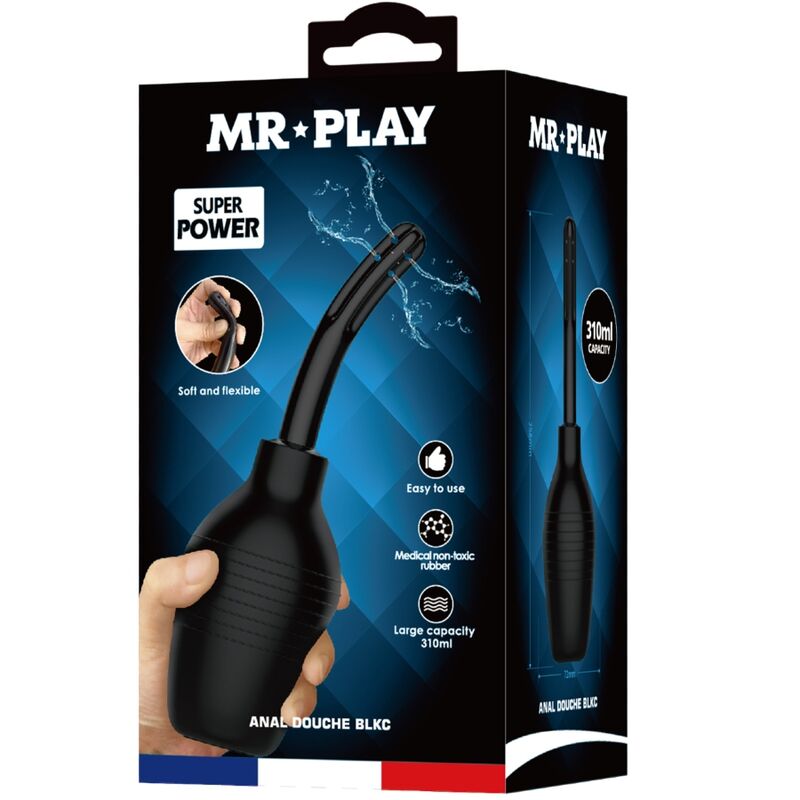 MR PLAY – DOUCHE ANAL BLKC SUPER POWER NOIR