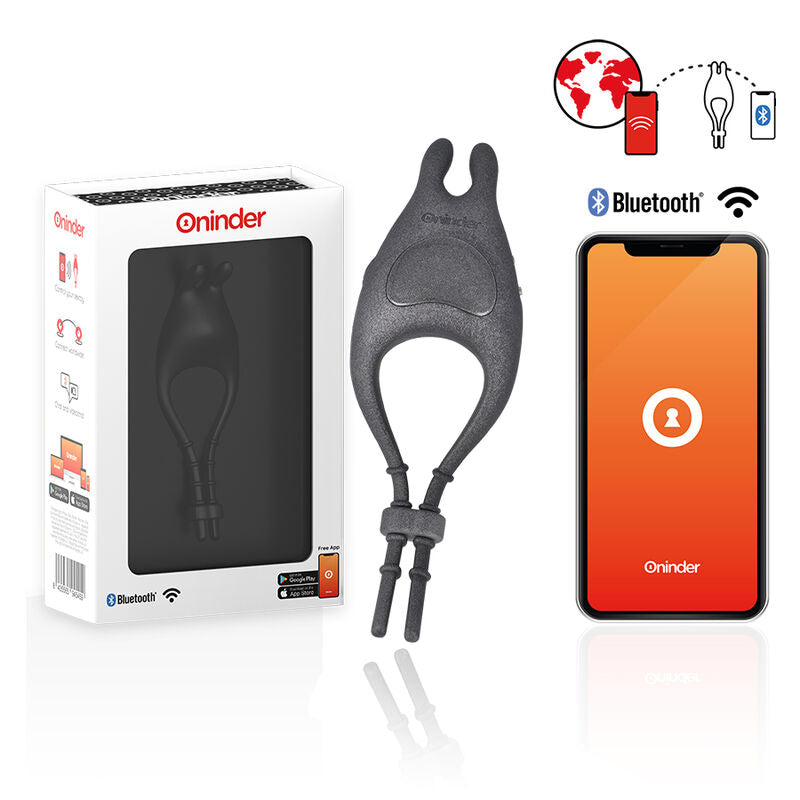 ONINDER Pampa – Verstellbarer Vibrationsring mit Klitorisstimulator, App-gesteuert