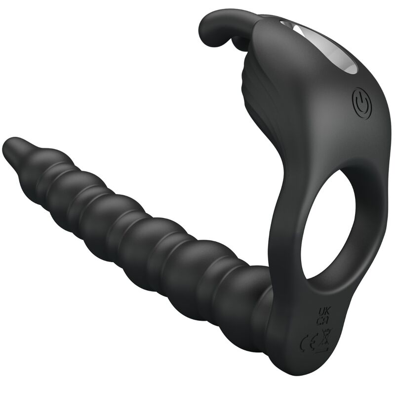 PRETTY LOVE – Blackney Penisring mit Prostata-Vibrator