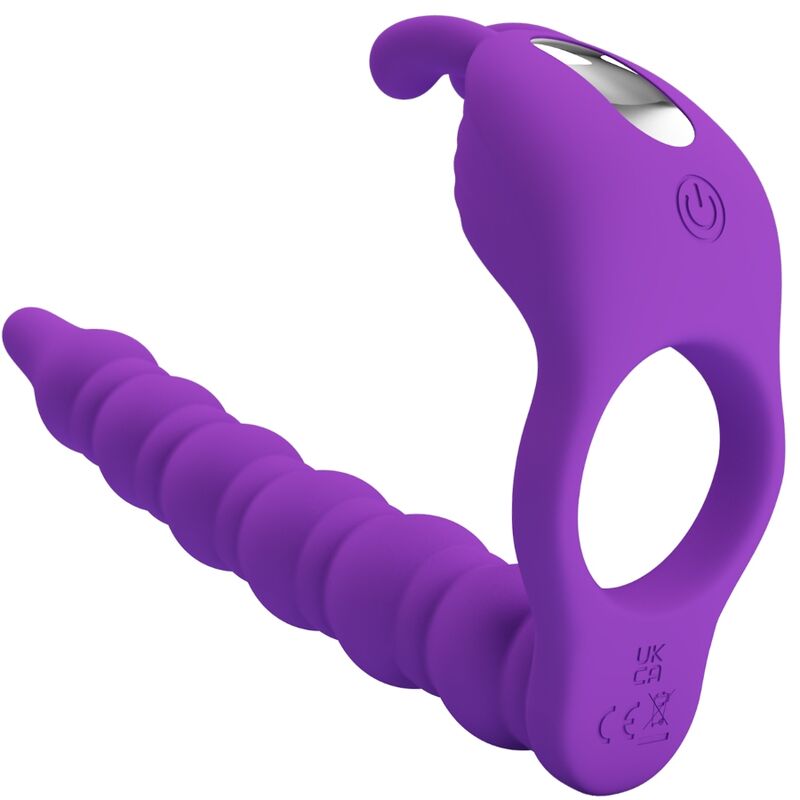 PRETTY LOVE – Blackney Penisring mit Prostata-Vibrator