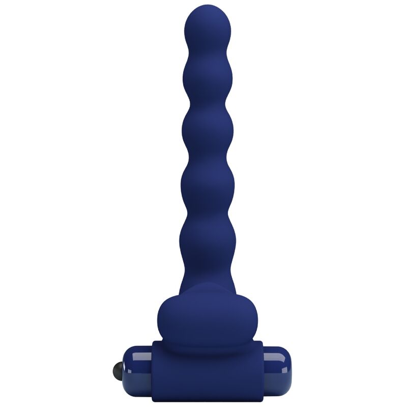 PRETTY LOVE – Ajmal Vibrationsring mit Penishalterung, Blau