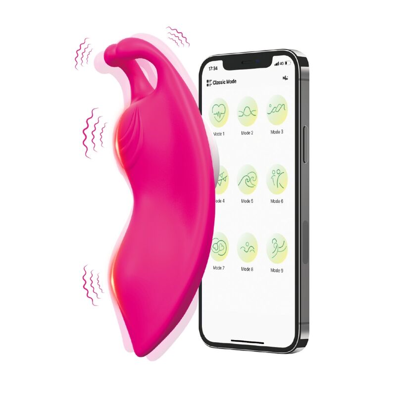 ARMONY Honeybee – Tragbarer Höschenvibrator mit G-Punkt-Stimulation und App, Fuchsia