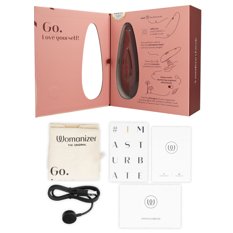 WOMANIZER – CLASSIC 2 CLITORAL STIMULATOR BORDEAUX