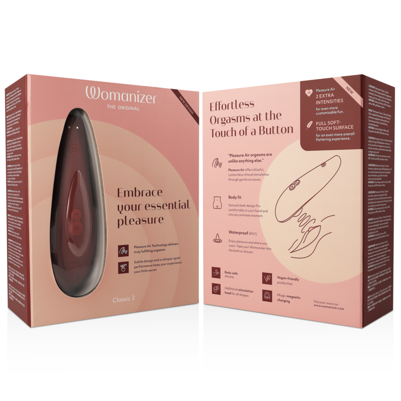 WOMANIZER – CLASSIC 2 CLITORAL STIMULATOR BORDEAUX