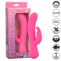 CALEXOTICS – FIRST TIME VIBRATORE CONIGLIO RICARICABILE ROSA