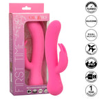 CALEXOTICS – FIRST TIME VIBRATORE CONIGLIO RICARICABILE ROSA