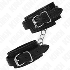 KINK – SNAKE PATTERN WRIST RESTRAINTS BLACK ADJUSTABLE 20-28 CM X 5.4 CM