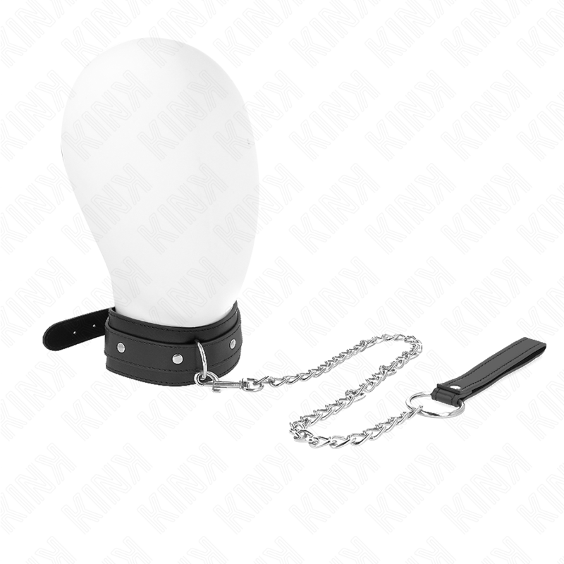 Kink – Halsband mit Ring und Leine, 65 cm