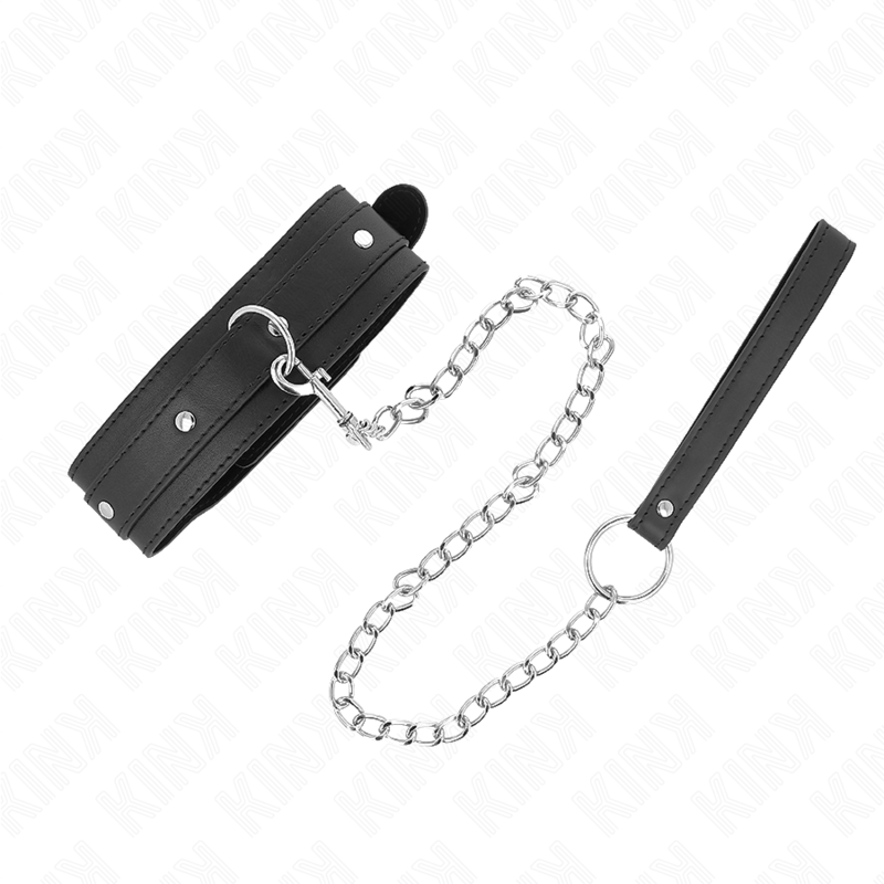 Kink – Halsband mit Ring und Leine, 65 cm