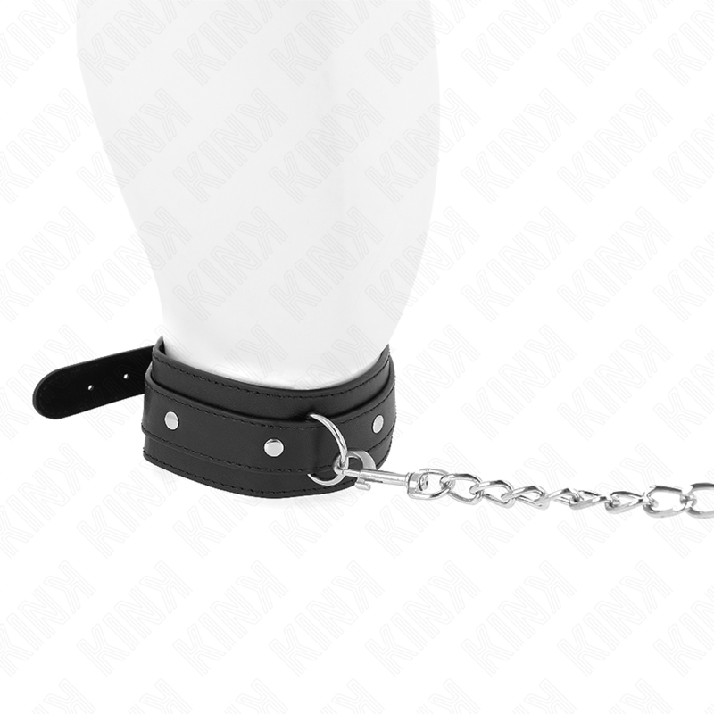 Kink – Halsband mit Ring und Leine, 65 cm
