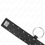 Kink – Halsband mit silbernen Nieten und Leine, 65 cm