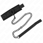 KINK – BASIC MODEL COLLAR WITH LEASH 77 CM MODEL 5 AJUSTABLE 34-54 CM X 5 CM