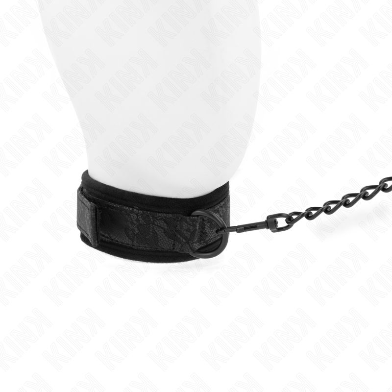 KINK – BASIC MODEL COLLAR WITH LEASH 77 CM MODEL 5 AJUSTABLE 34-54 CM X 5 CM