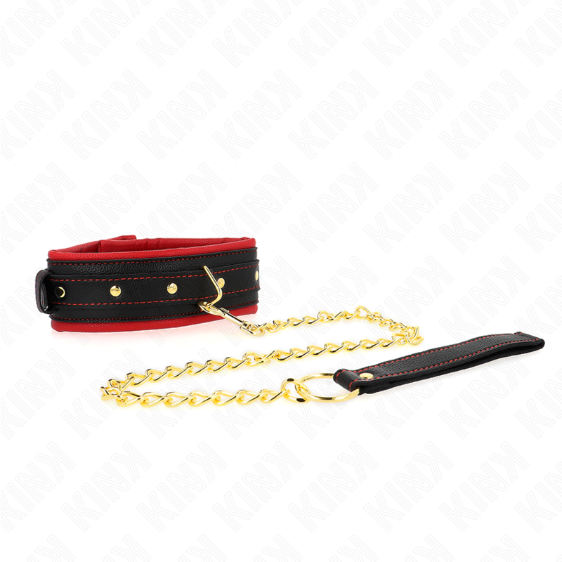 KINK – COLLAR WITH PLAIN FABRIC LEASH ADJUSTABLE 33-48 CM X 5.7 CM