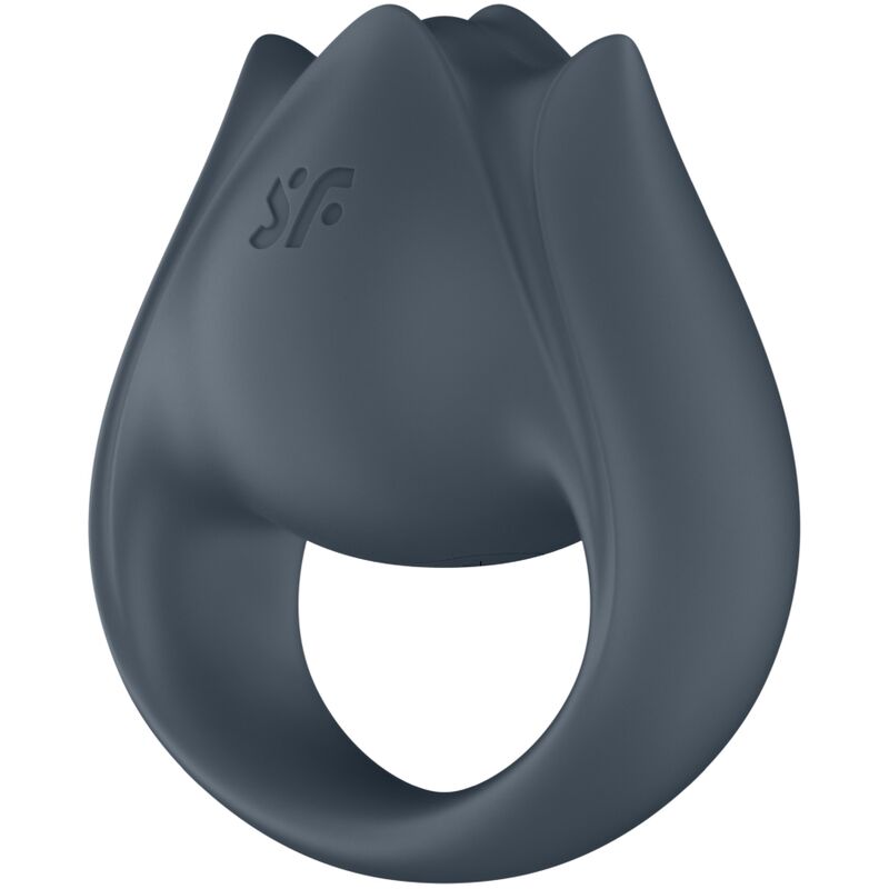 SATISFYER – PERFECT PAIR 2 MULTIVIBRATORE 2 IN 1 ANELLO PER PENE E STIMOLATORE PER DITA GRIGIO