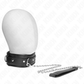 KINK – NECKLACE WITH SPONGE IMITATION LEATHER STRAP MODEL ADJUSTABLE 37-54 CM X 3 CM