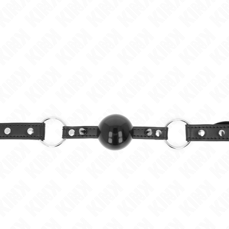 Kink – Ballknebel mit Spitzniet und Schnappverschluss, 65 x 2 cm