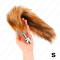 KINK – PLUG ANALE TAGLIA S 7 X 3 CM CON CODA SINTETICA 40 CM