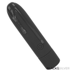 BLACK & SILVER – GERI USB RECHARGEABLE VIBRATING BULLET 8 VIBRATIONS BLACK 10 X 2.2 CM