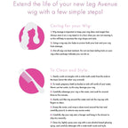 LEG AVENUE – PERRUQUE BOB COURTE NATURELLE NOIRE