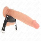 KINK – ANELLO PER PENE CON ANELLI A FORMA DI "D" 18,5 X 3,3 CM