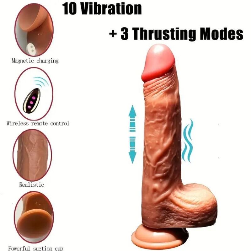 ARMONY – Realistischer Vibrator mit Rotation und Fernbedienung