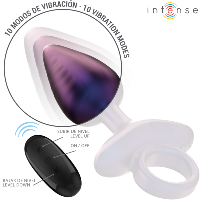 INTENSE – MICHAEL PLUG ANAL VIBRANT MODÈLE 2 TÉLÉCOMMANDE