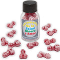 DIABLO PICANTE – 12 CARAMELLE SALUTE-SOLDI-AMORE A FORMA DI PENE FRAGOLA/CILIEGIA
