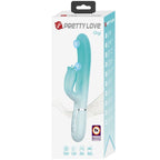 PRETTY LOVE – GIGI MULTIFUNCTION RABBIT VIBRATOR AQUA GREEN
