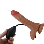 PRETTY LOVE – UNIVERSAL HARNESS BRIEFS WITH VIBRATING AND SQUIRTING DILDO 15.5 CM MULATO