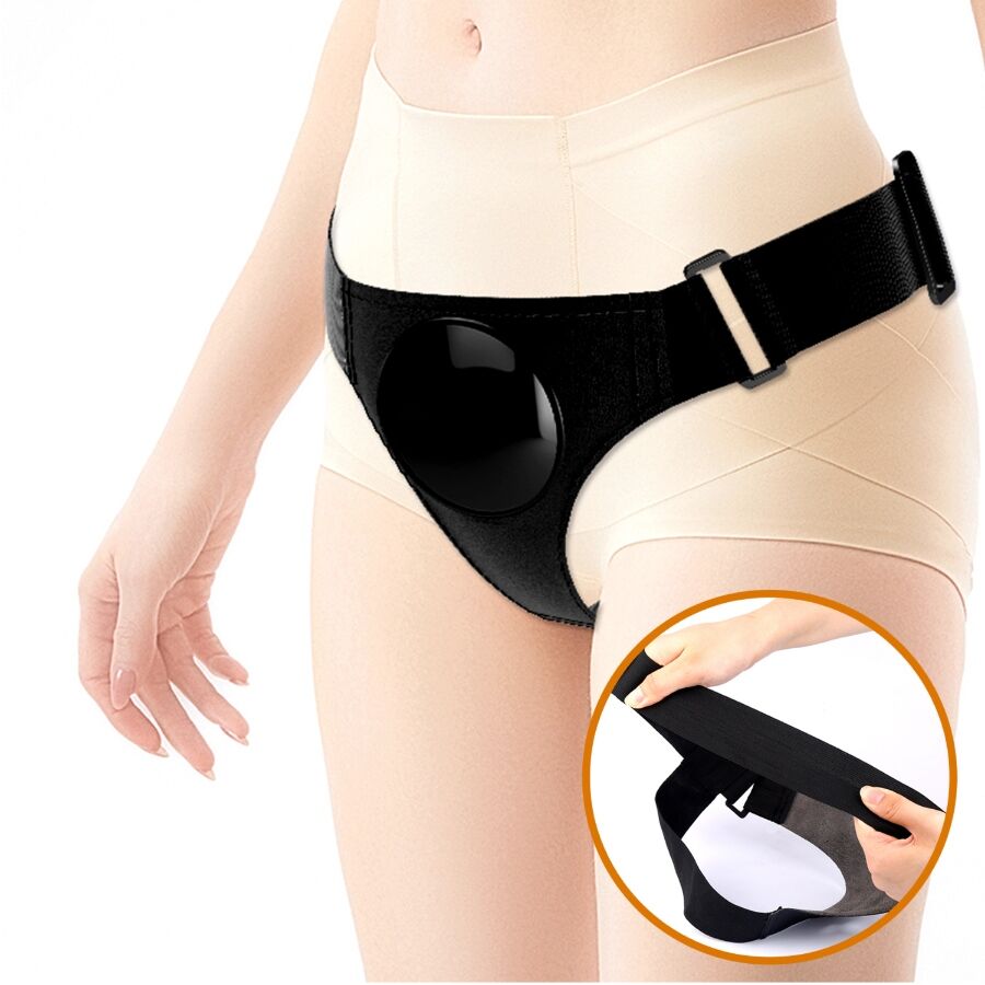 PRETTY LOVE – UNIVERSAL HARNESS BRIEFS WITH VIBRATING AND SQUIRTING DILDO 15.5 CM MULATO