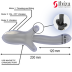 Ibiza – Vibrator mit Stoss- und Beisseffekt
