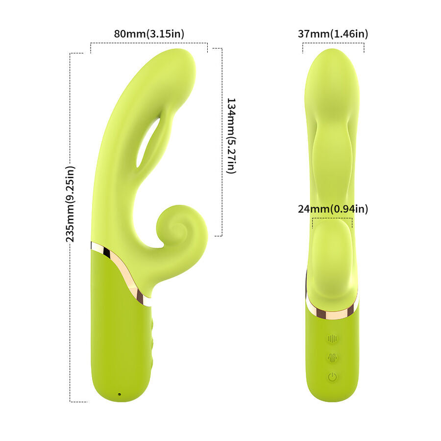 ARMONY – Aufblasbarer A-Punkt-Stimulator-Vibrator, Grün