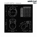 ADDICTED TOYS LOCKED Chastity Depths – Peniskäfig, 7,5 cm