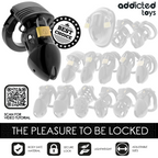 ADDICTED TOYS LOCKED Chastity Depths – Peniskäfig, 7,5 cm