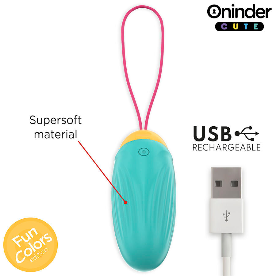 ONINDER CUTE – UOVO VIBRANTE LOVE PLEASURE – GEMME ROTANTI IN SILICONE – APP GLOBALE GRATUITA