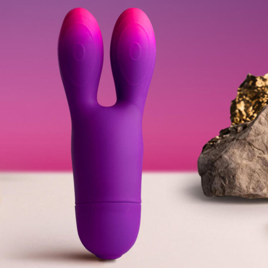 ROCKS-OFF – GLO-GIRL BUNNY VIBRATEUR FLEXIBLE VIOLET