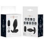 INTENSE – JOEY ANAL PLUG 10 VIBRATIONS BLACK REMOTE CONTROL
