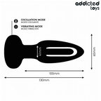 ADDICTED TOYS – ANAL PLUG WITH VIBRATING TONGUE AND REMOTE CONTROL