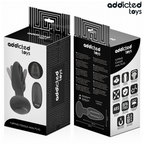 ADDICTED TOYS – ANAL PLUG WITH VIBRATING TONGUE AND REMOTE CONTROL