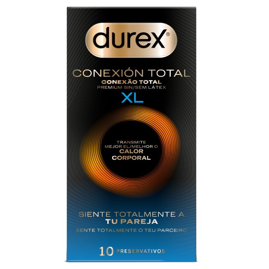 DUREX – Total Connection XL Ultra Fine Plus, Latexfrei, 10 Stück
