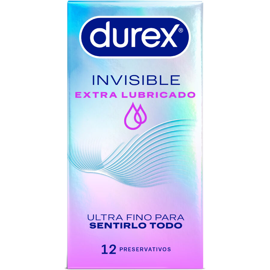 DUREX – Extra geschmierte unsichtbare Kondome, 12 Stück